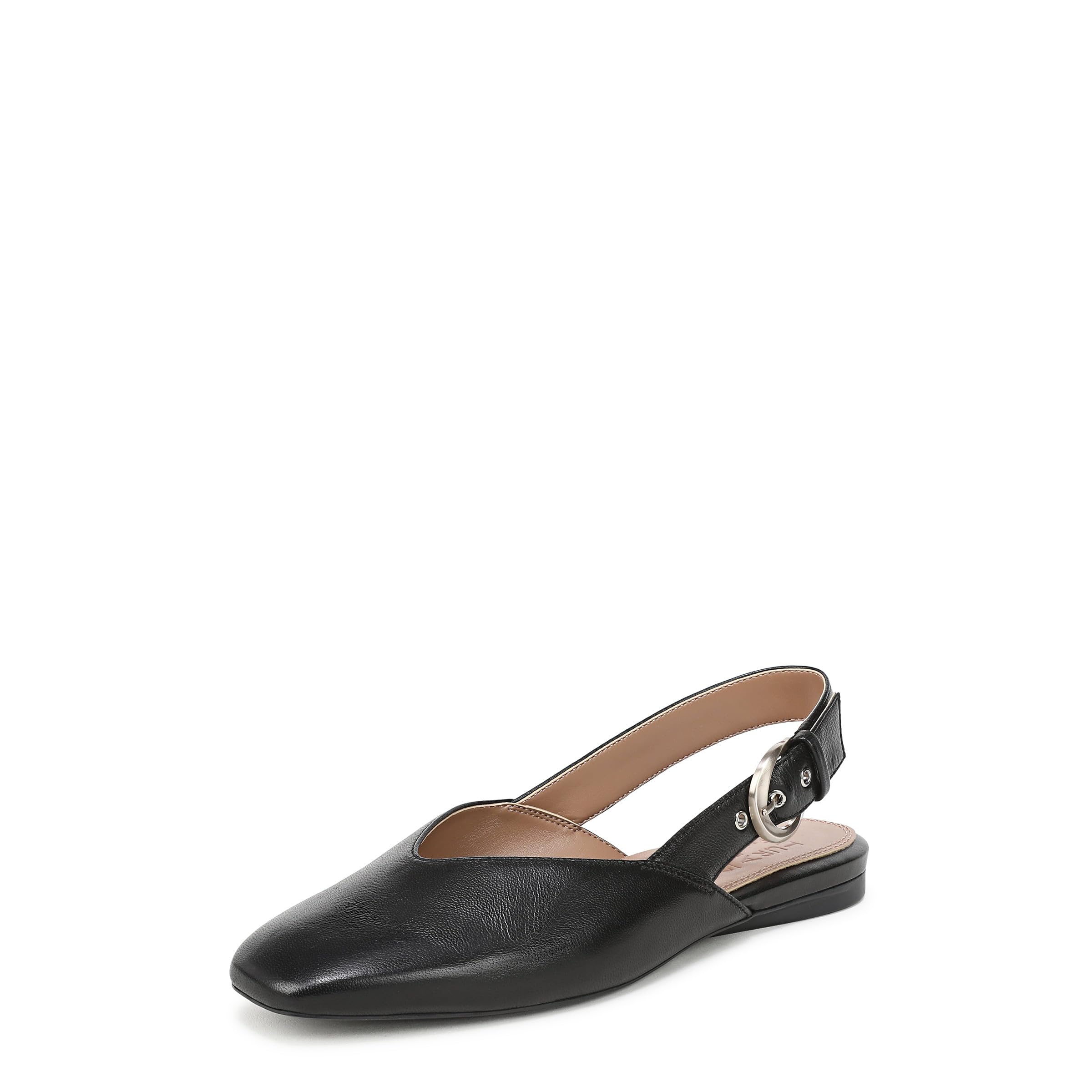 Naturalizer Zapatos de Mujer con Cristales, Piel Negra, 5 UK Wide