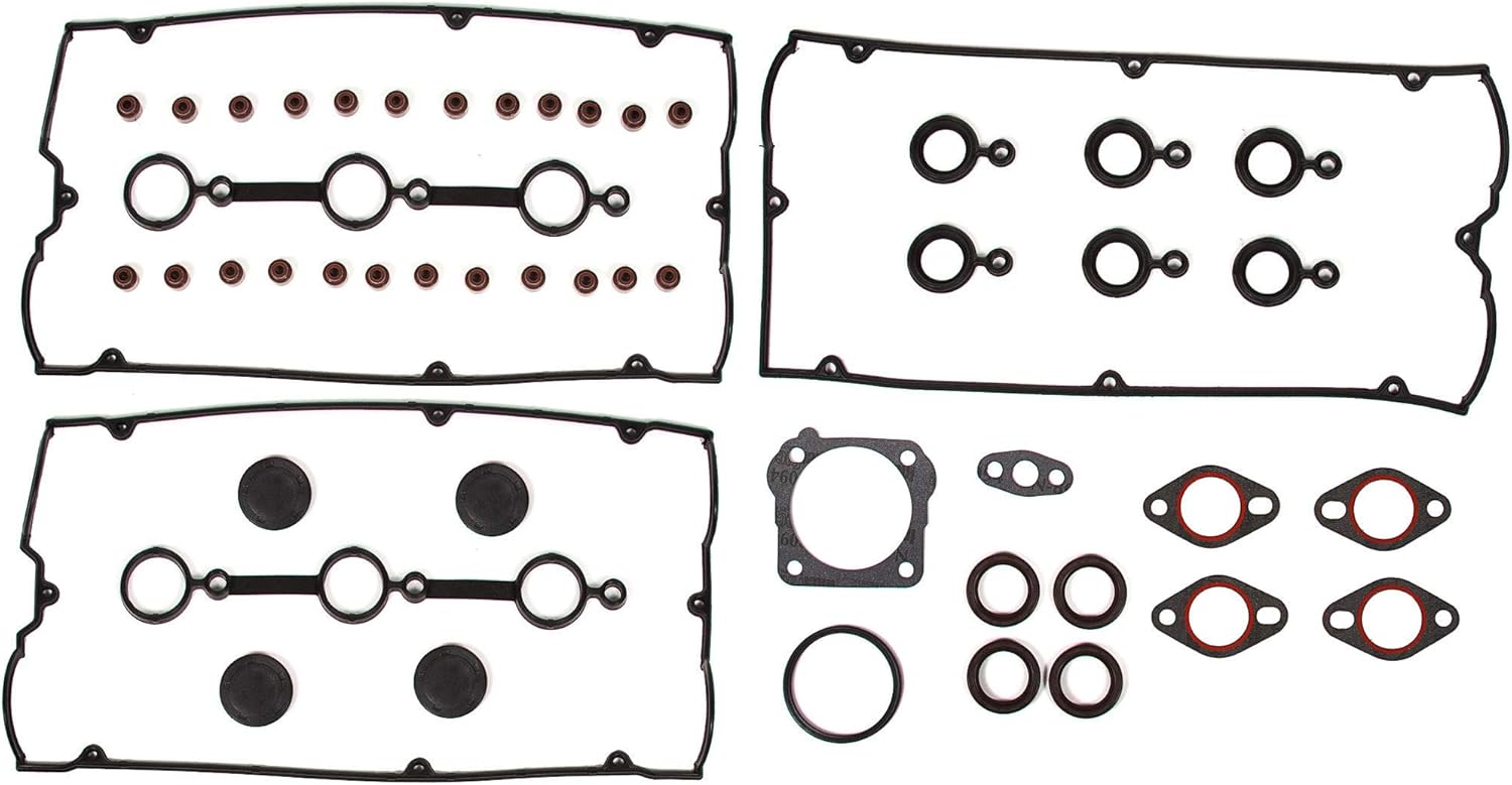 MA-5741115944 Head Gasket Set Intake Exhaust Valves Compatible With/For 02-06 Hyundai Kia 3.5L