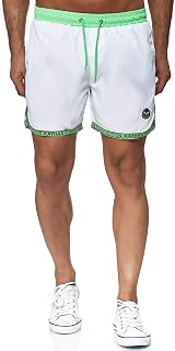 Bañador para hombre, pantalones cortos de baño para hombre y niño, para natación, pantalón deportivo corto de secado rápido con malla, tallas S a 6XL, multicolor