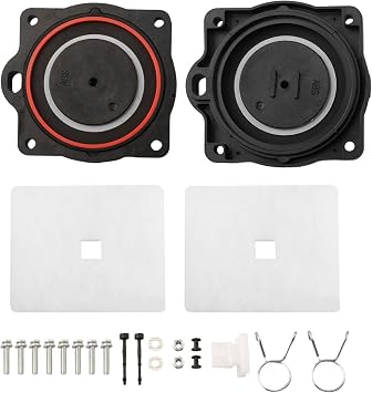 Diaphragm Rebuild Kit -60 and -80 Air Pumps, Comprehensive Repair Solution Including Screws, Clips and Safety Switch