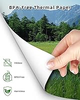 Vista 5 de Phomemo Papel para impresora térmica de letras estadounidenses, papel térmico Continuous Phomemo M08F, compatible con M08F-Letter, M08D, TATTMUSE