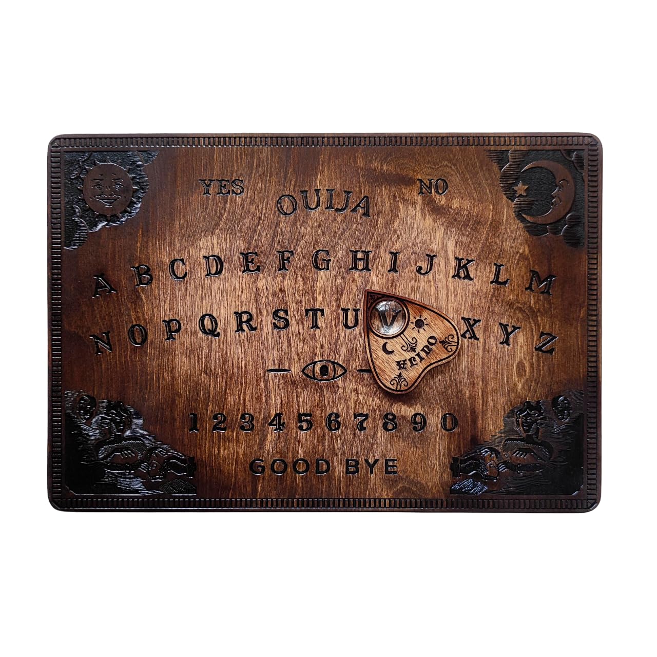 Ouija Board Classic Spirit Board Ouija Planchette, Wooden
