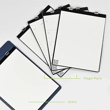 Rocketbook Orbit Executive Page Pack - Smart Reusable Legal Pad - Lined