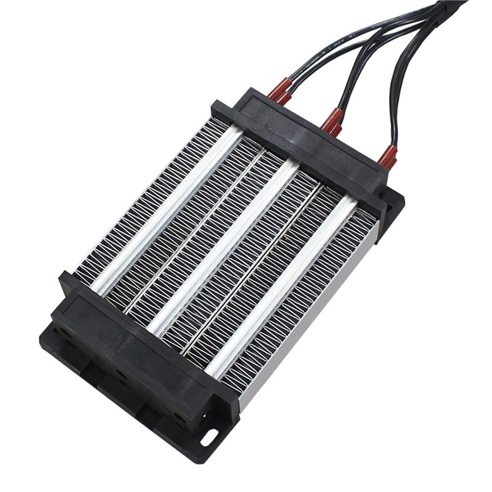 220V 600W AC DC Insulated Thermostatic PTC heater ceramic air heater Insulated heating element 80A3 124 * 76mm(Bracket thermostatic)