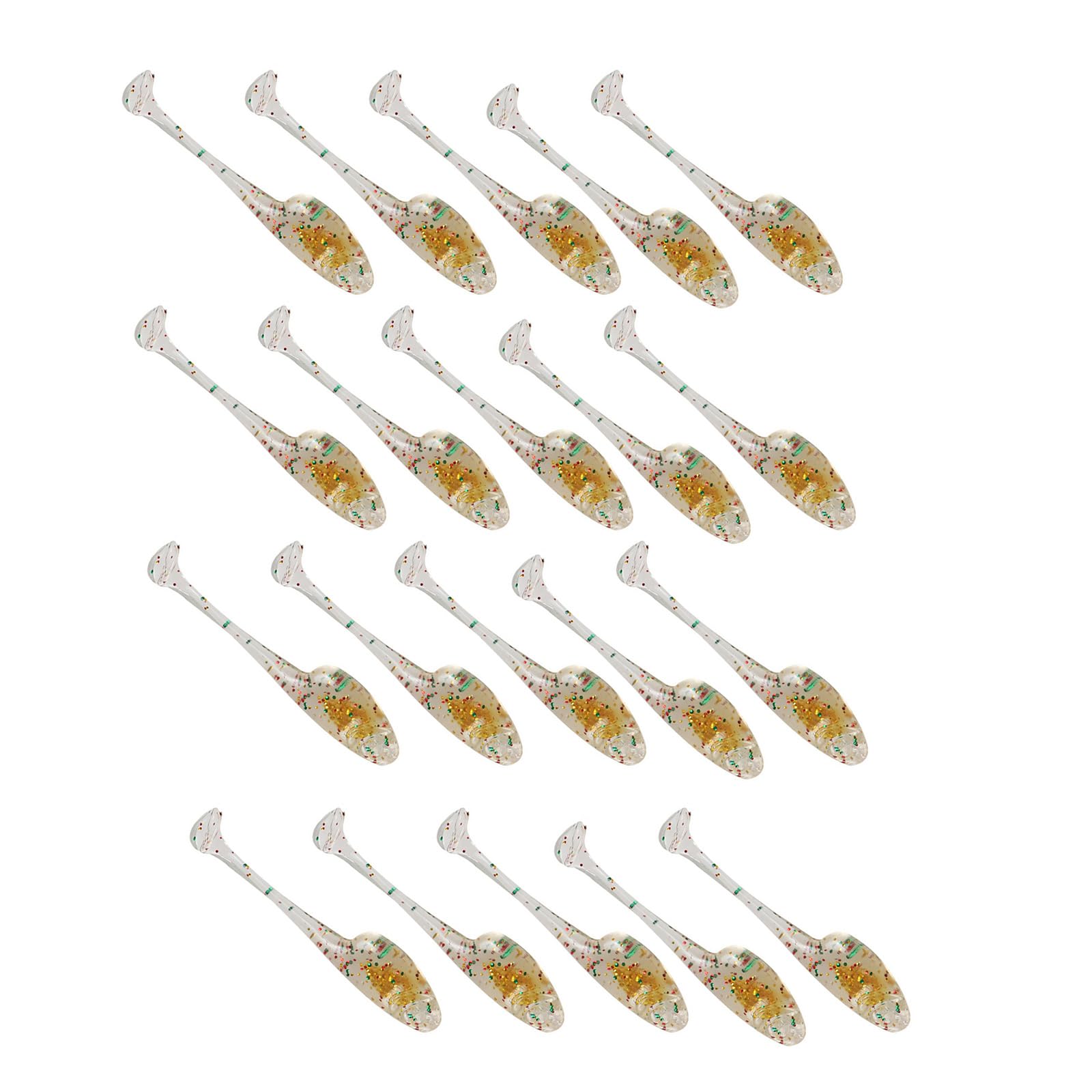 CAZSTYK 5cm 1.2g Fishing Lure for Trout Soft Swim Baits Fishing Lures Paddle Tail Swimbaits Artificial Baits T Tail Miniature Lure for Trout