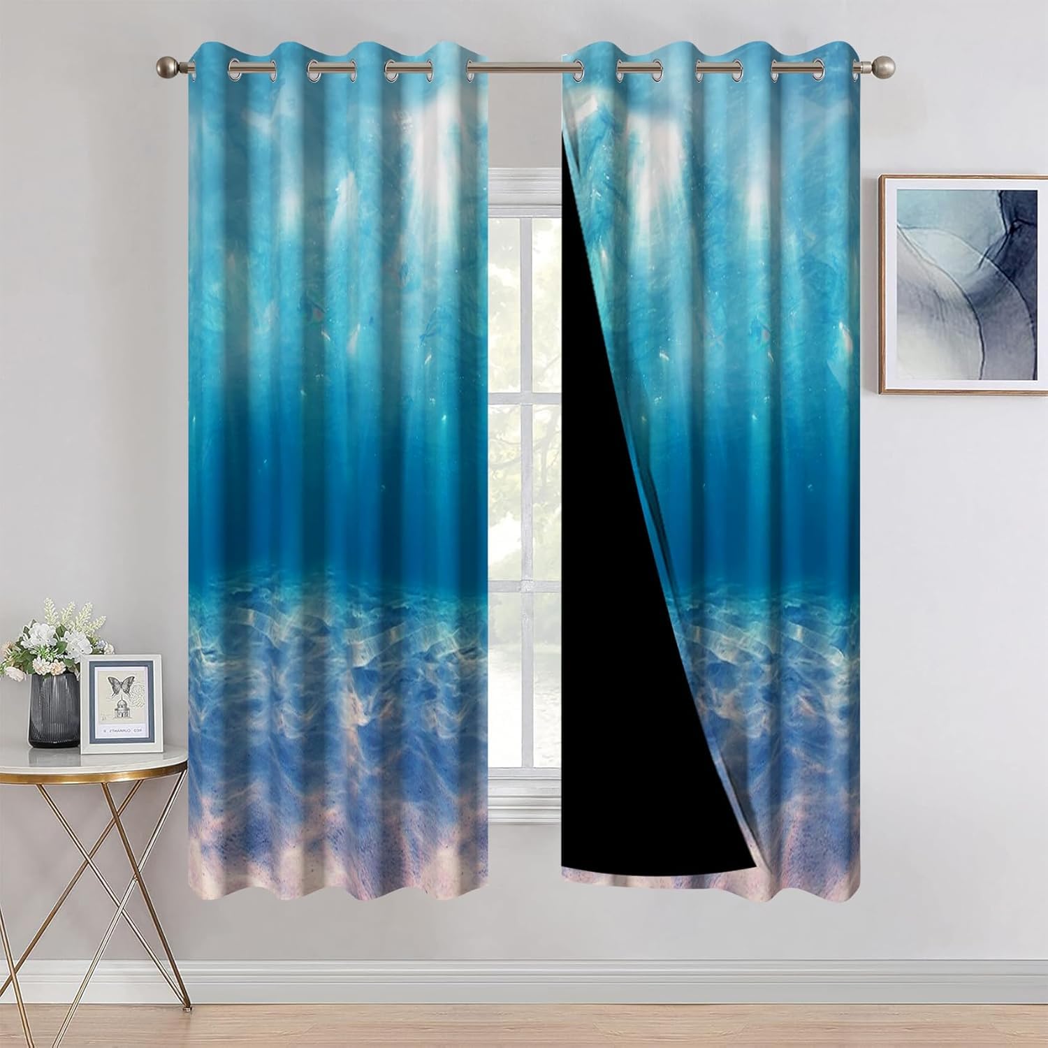 Vorhänge Schlafzimmer 3D Bunte Abstrakte Textur 280X250 cm (B + H) Vorhang Gardinen Blickdicht Mit Ösen Thermovorhang Lichtdicht Für Wohnzimmer Schlafzimmer Kinderzimmer/Uv-Schutz-292070022