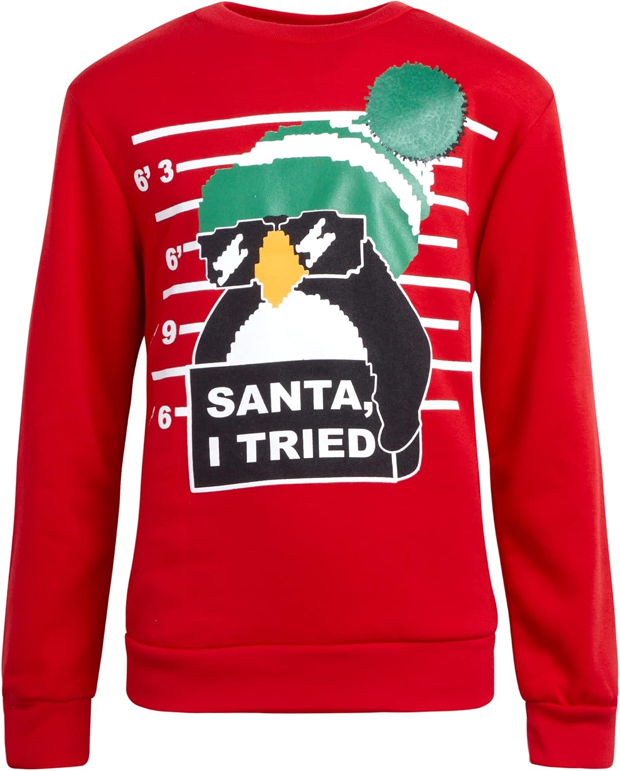 Quad Seven Boys Ugly Christmas Sweater - Soft Fleece Novelty Christmas Holiday Pullover Sweatshirt for Boys