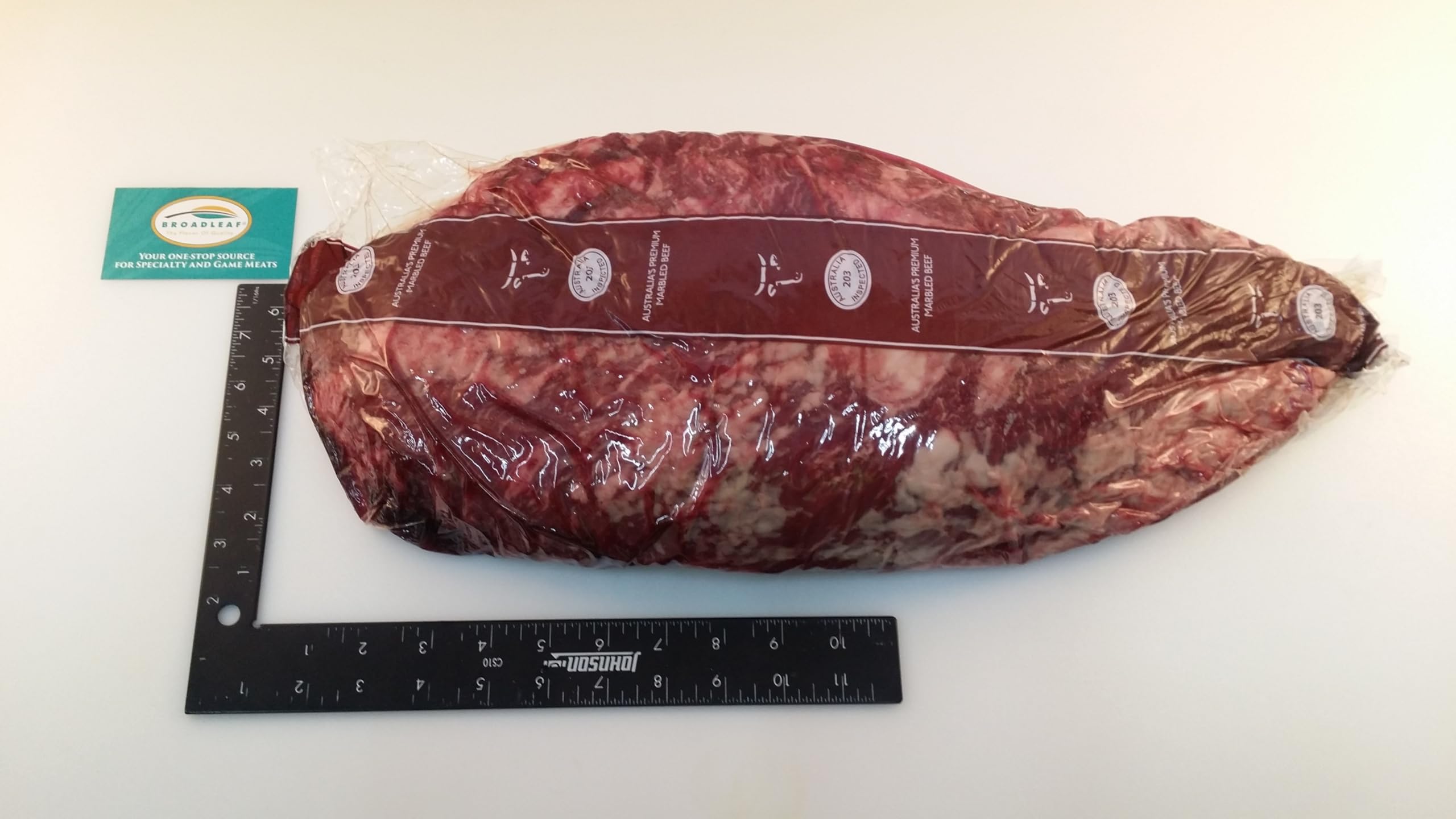 Sanchoku Wagyu Beef Sirloin Flap Meat MS 3, 6 count of 6 lb each, 36 lb Case, Fresh, Ideal for Grilling or Searing, Perfect for Gourmet Tacos or Stir-Fry