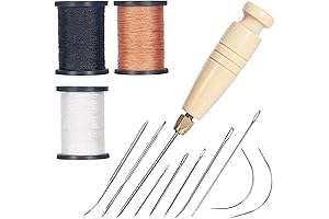 3-Spool Nylon Thread for Sewing, Leather and Upholstery Repair-DIY Hand Craft -...