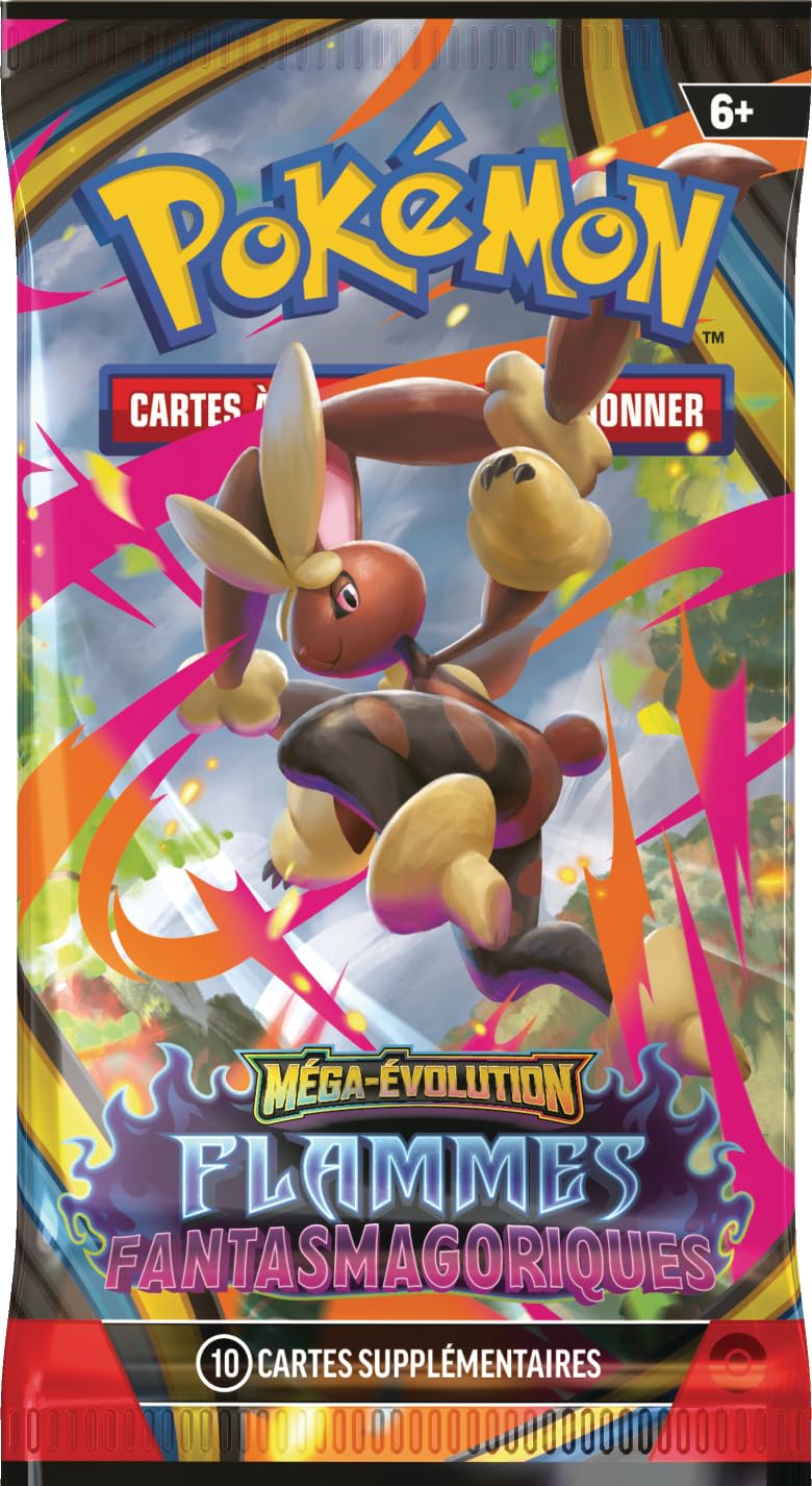 Trois decks Méga-Évolution – Flammes Fantasmagoriques du JCC Pokémon