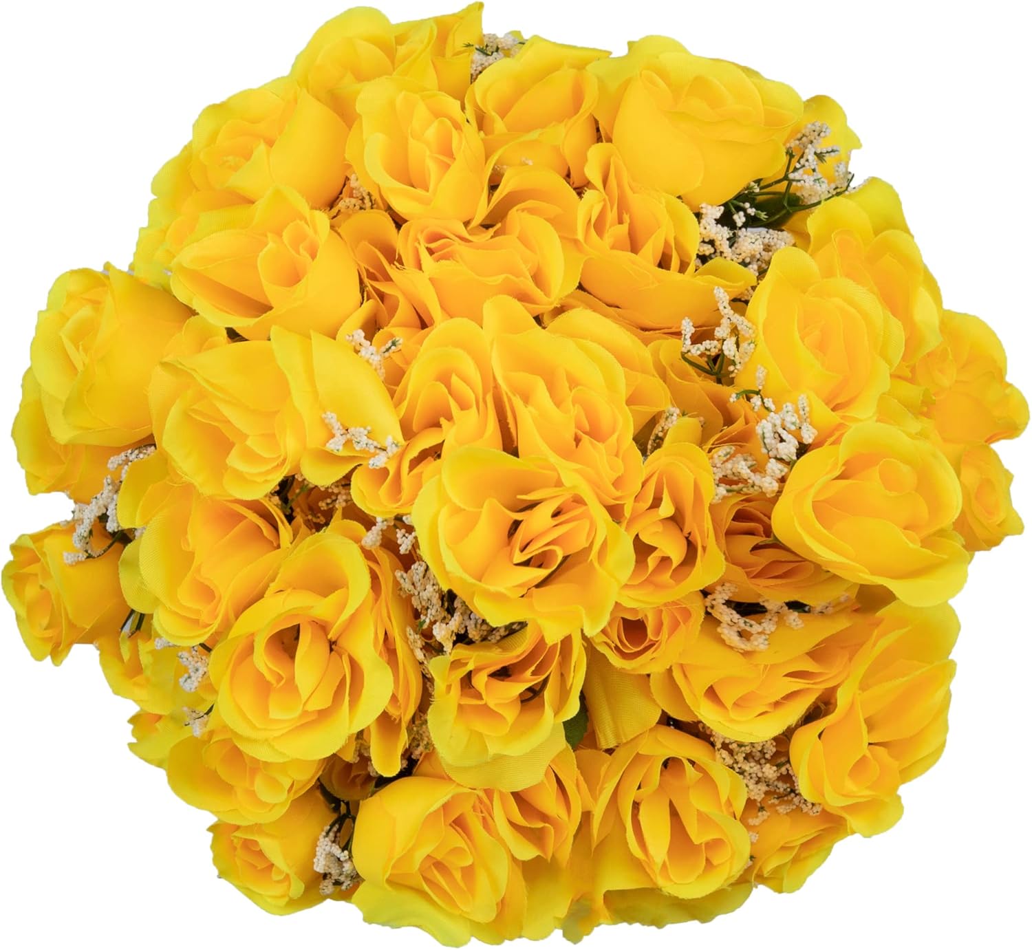 SN Decor Season’s Need Artificial Yellow Flowers, 84Heads