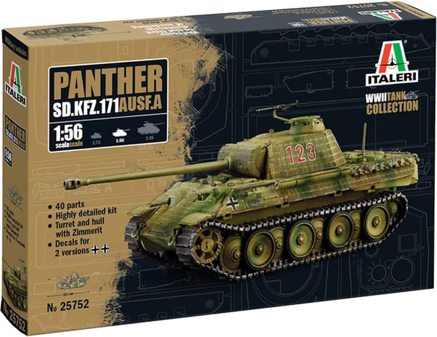 Amazon | イタレリ(ITALERI) 1/56 WW2 ドイツ Sd.Kfz.171