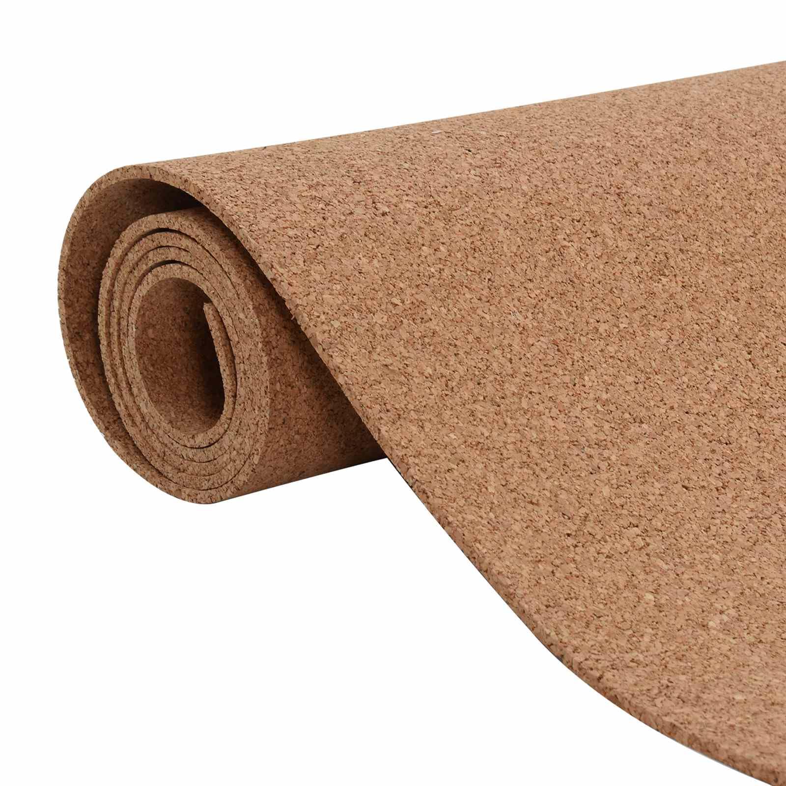 vidaXL Rollo de corcho marrón 200 x 50 x 0,5 cm, rollo de corcho, aislamiento duradero para suelos de oficina, reducción de ruido y absorción de sonido, versátil para el hogar