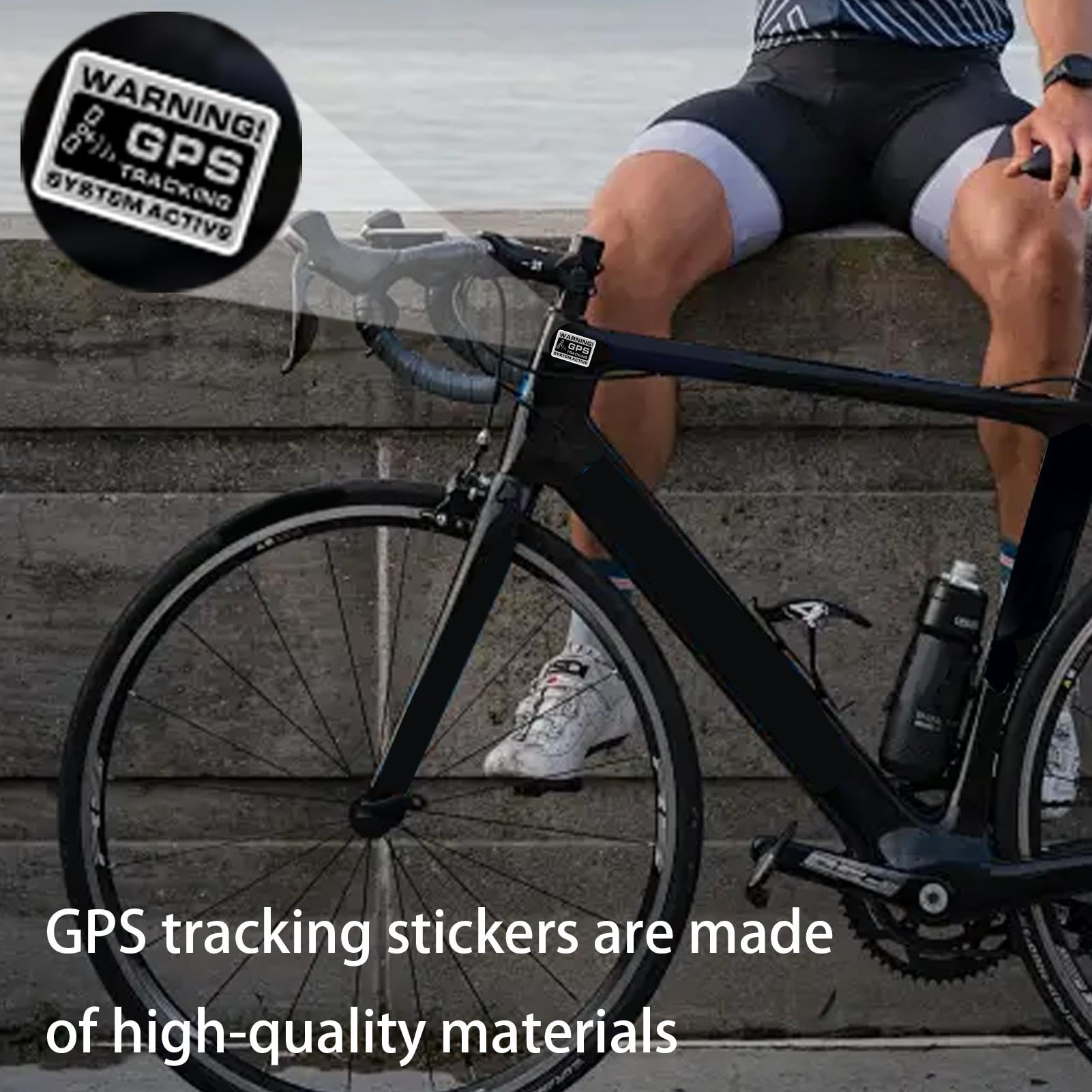 Adesivi GPS Per Bicicletta Con Effetto Antifurto Che Avverte Sulla - Foto 1