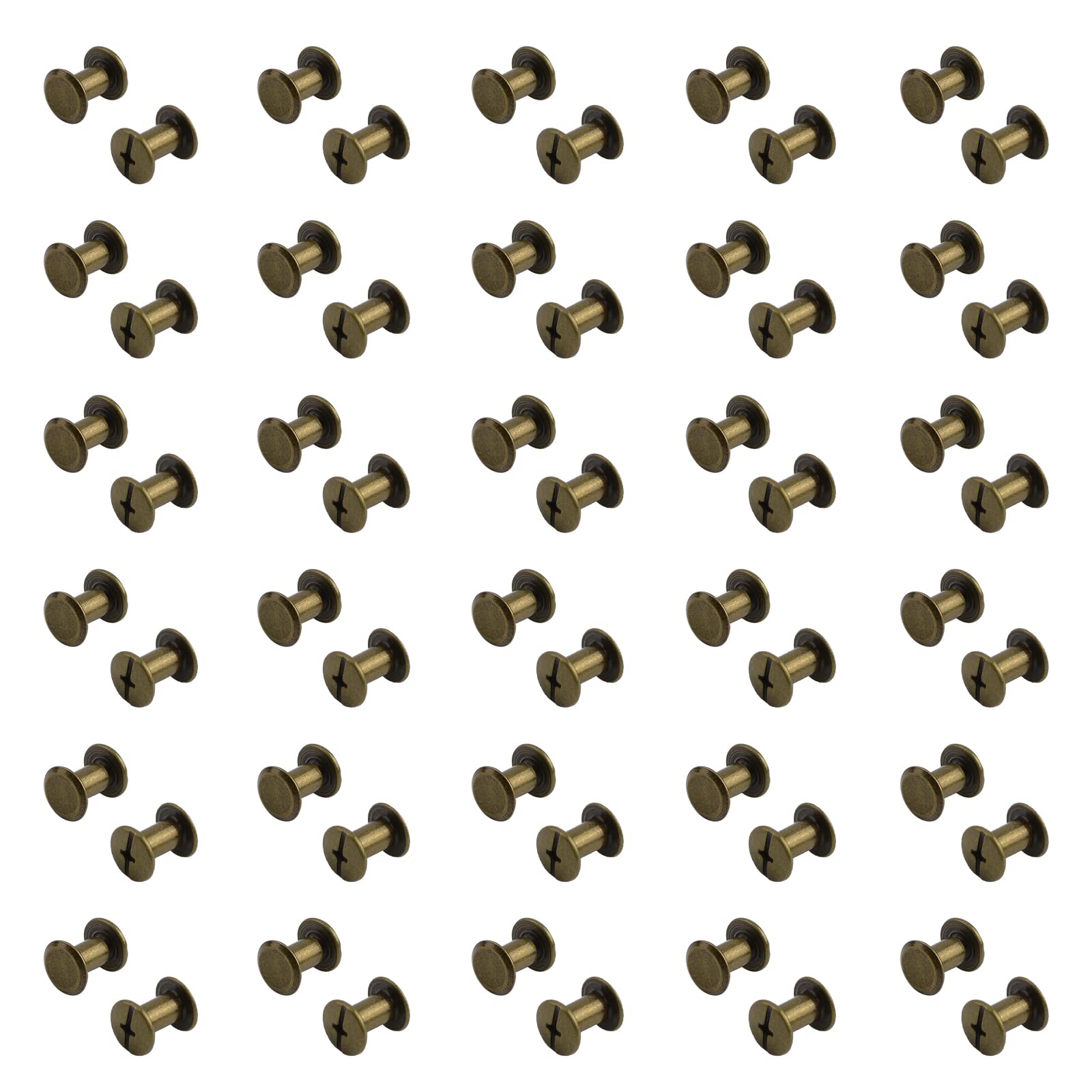 INCREWAY Nickel Plated Binding Screws - 60 Sets -8