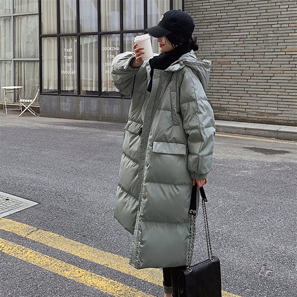 Amazon.com: MVUYO FMURY Down Jacket Female Winter Mid-Length