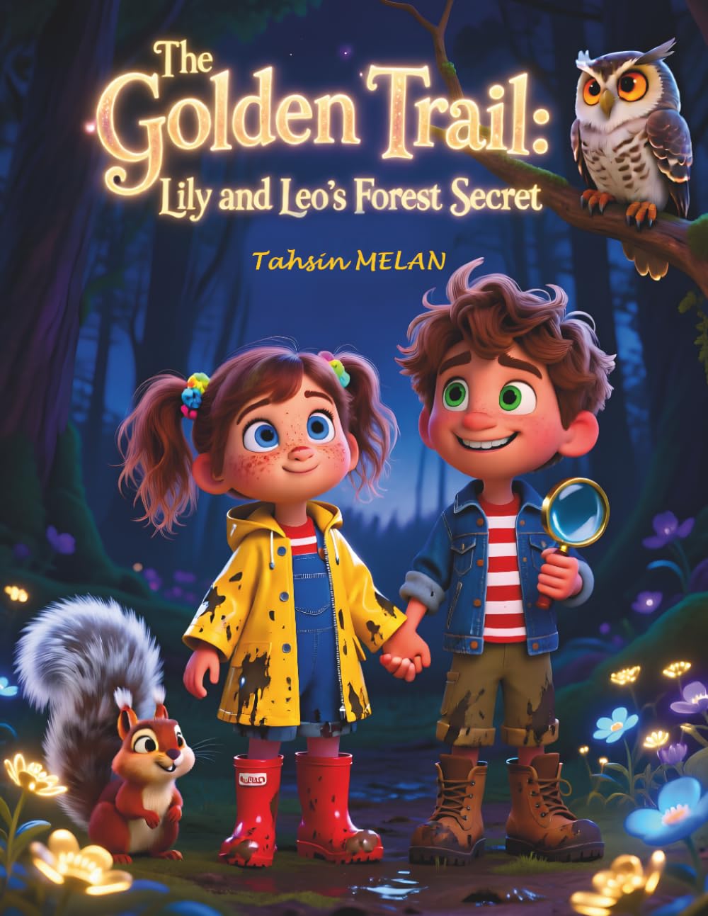 The Golden Trail: Lily and Leo's Forest Secret (Macera ve Öğretici Çocuk Masalları / 3 yaşından itibaren farklı seviyelere uygun masal ve hikâyeler)