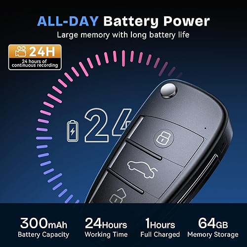 Miniatura 6 de Mini cámara HD 1080P, cámara pequeña de niñera de 64 G para seguridad del hogar, detección de movimiento, grabación en bucle, visión nocturna, toma