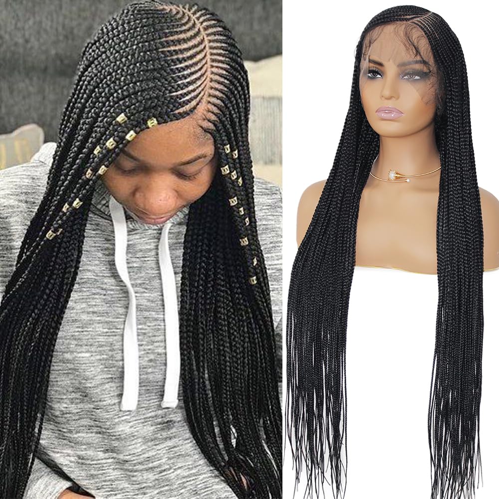36 Braided Wigs For Black Women Full Lace Front Box Desertcart INDIA