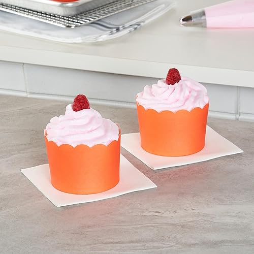 Miniatura 35 de Restaurantware Panificio Premium - Taza de papel Kraft de 10 onzas para hornear, tazas de papel para hornear, perfectas para magdalenas, cupcakes