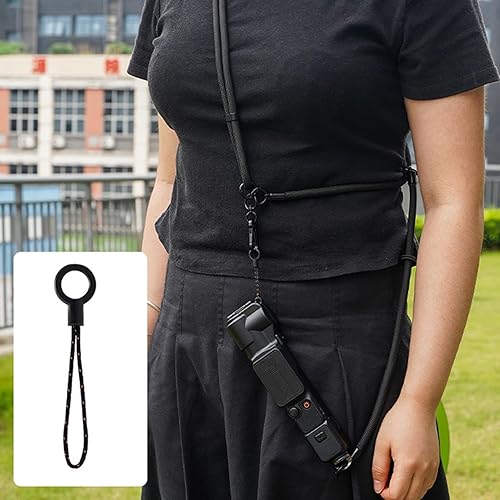 Miniatura 6 de Gugxiom Funda protectora para Osmo 3 Accesorios, Gimbal de plástico Protector de pantalla Tapa protectora de lente (negro)