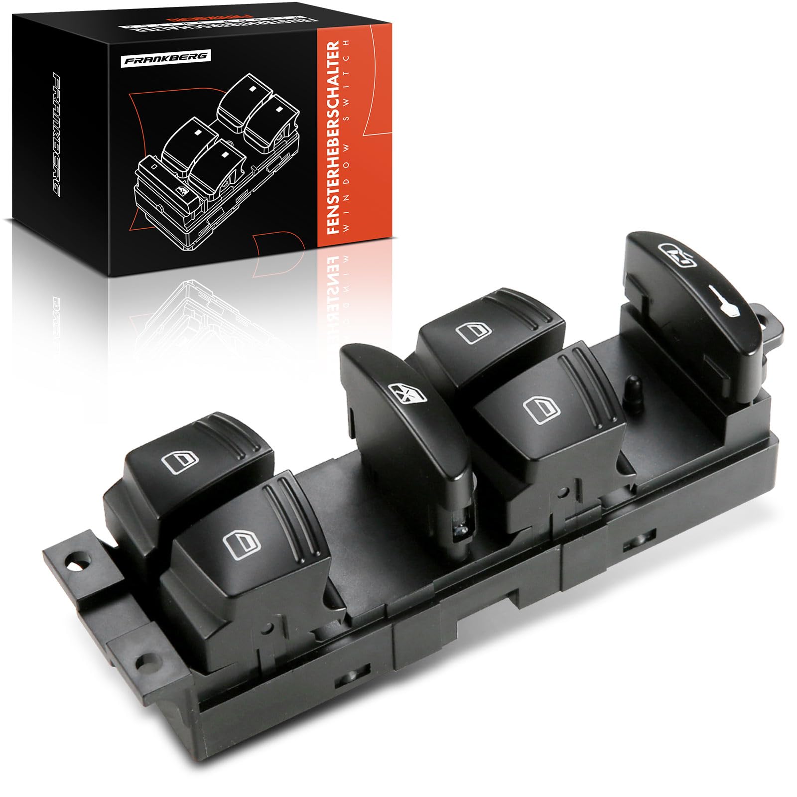 Frankberg Interruttori alzacristalli Anteriore sinistro Compatibile con C.a.y.e.n.n.e 9PA 3.6 3.0 TDi 3.2 S 4.8 S 4.5 Turbo S 4.8 Turbo 4.5 GTS 4.8 Turbo S 4.5 2002-2010 Replace# V45730004,95561315601 | Compatibile con: C.a.y.e.n.n.e 9PA