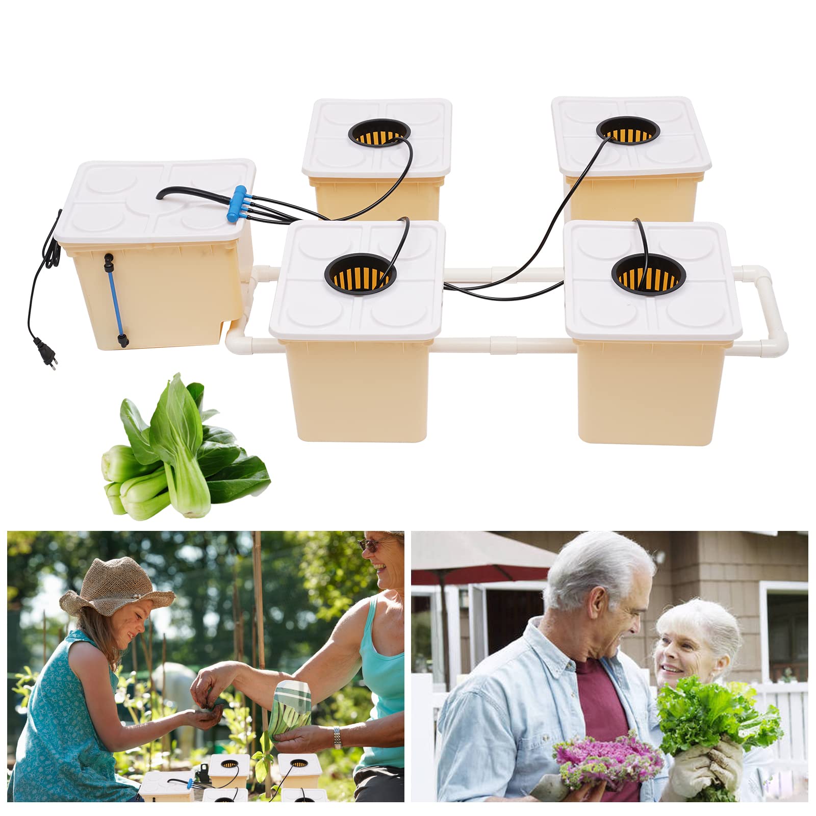 11L Hydrokultur Grow System Kit fur Home Indoor Hydroponic Anzucht-System,Indoor Garten Hydroponics Anzucht-System Anzuchtsets für Blumen & Kräuter