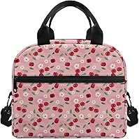 Vista 12 de doginthehole Bolsa de almuerzo colorida de mariposa para mujer, organizador para la escuela, trabajo, picnic, bolsa de almuerzo reutilizable