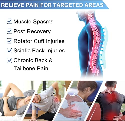 Miniatura 2 de REVIX Bolsa de hielo grande para aliviar el dolor de espalda, compresas frías para lesiones de hombro, cadera, pierna, terapia de compresión fría