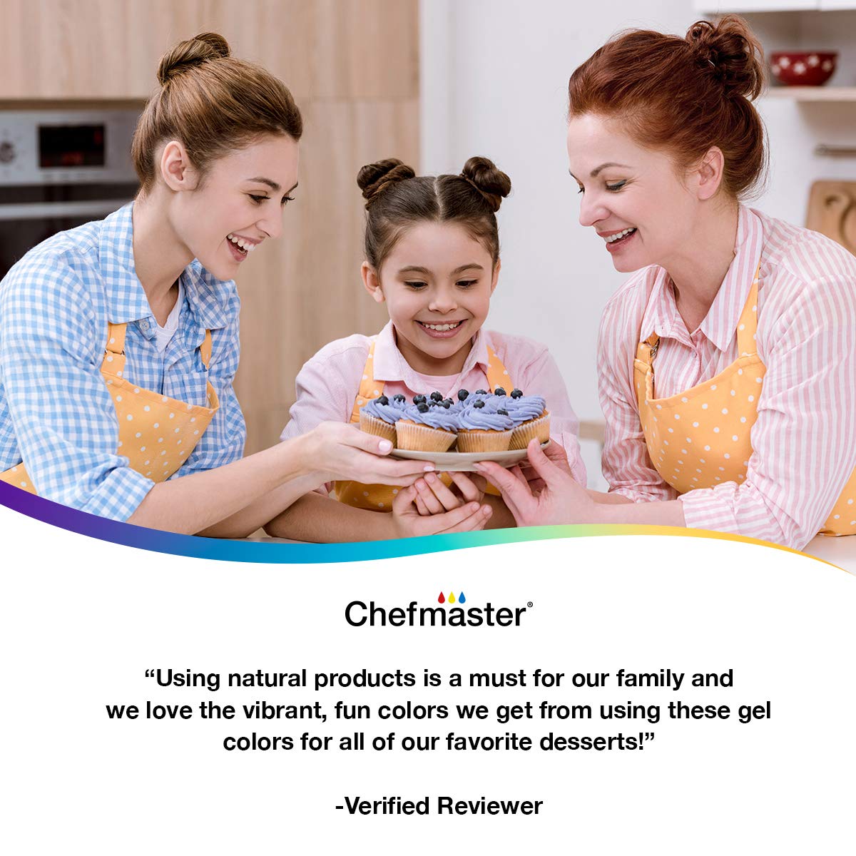 Chefmaster Natural LiquaGel Food Coloring Kit Natural Gel Food