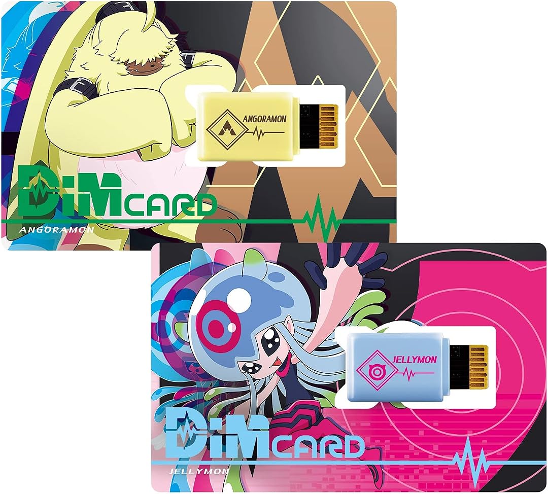 Hackmon Dim Card Digimon Angoramon And Jellymon Dim Cards Digimon Dim Card Expansions ...