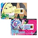 BANDAI Digimon Angoramon Age 8+ and Jellymon DIM Cards | Digimon DIM Card Expansions for The Digimon Vital Bracelet| Raise New Electronic Pets with These Digimon Vital Bracelet Cards