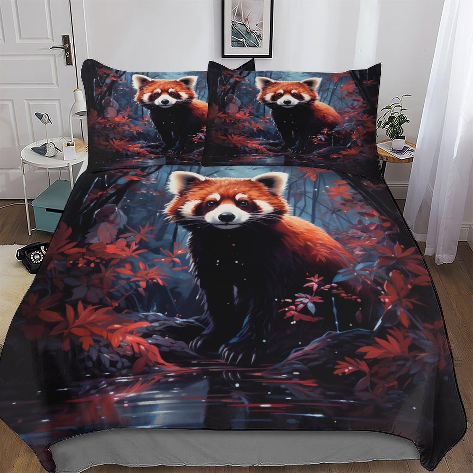 Parure de lit ours hypoallergénique en microfibre douce pour la chambre des enfants