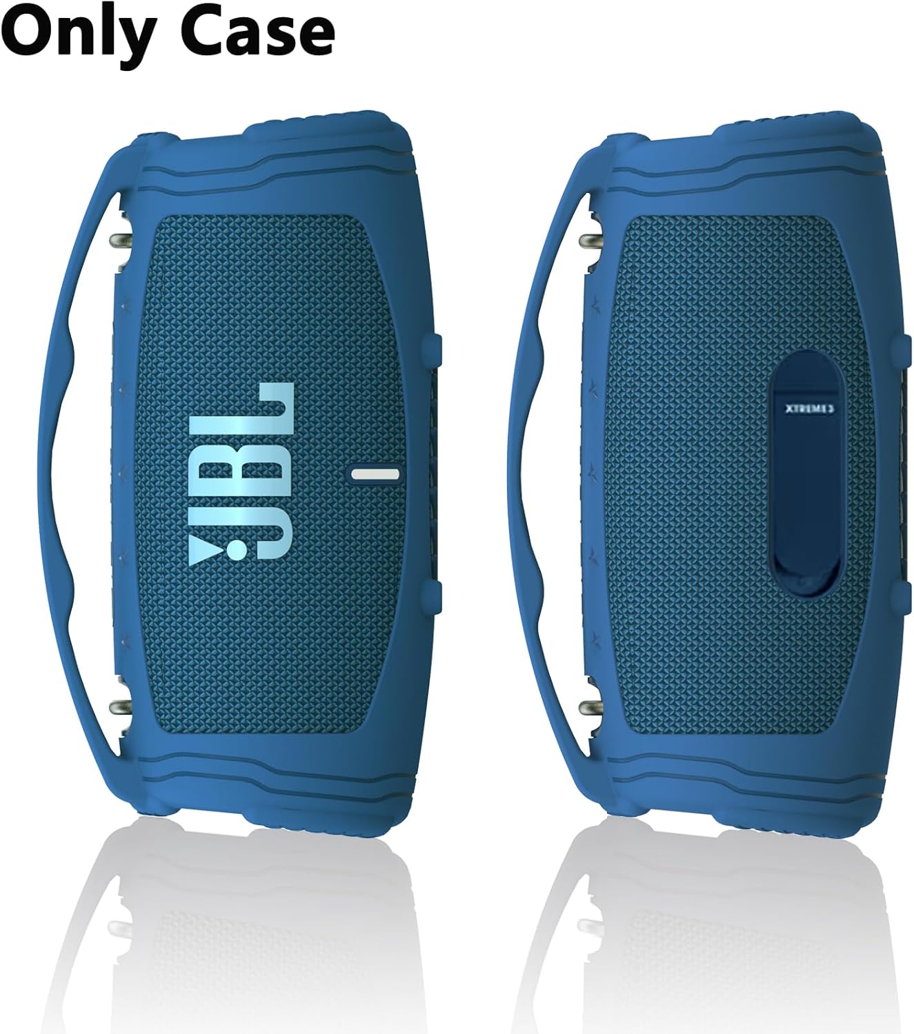 Silicone Cover Case Compatible with JBL Xtreme 3 Portable Bluetooth Speaker, Soft Skin Sleeve for JBL Xtreme 3 Bluetooth Speaker(Only Case) (Blue) - Image 4