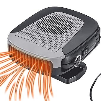 Car Heater 150W adjustable 12V heater with rotating base