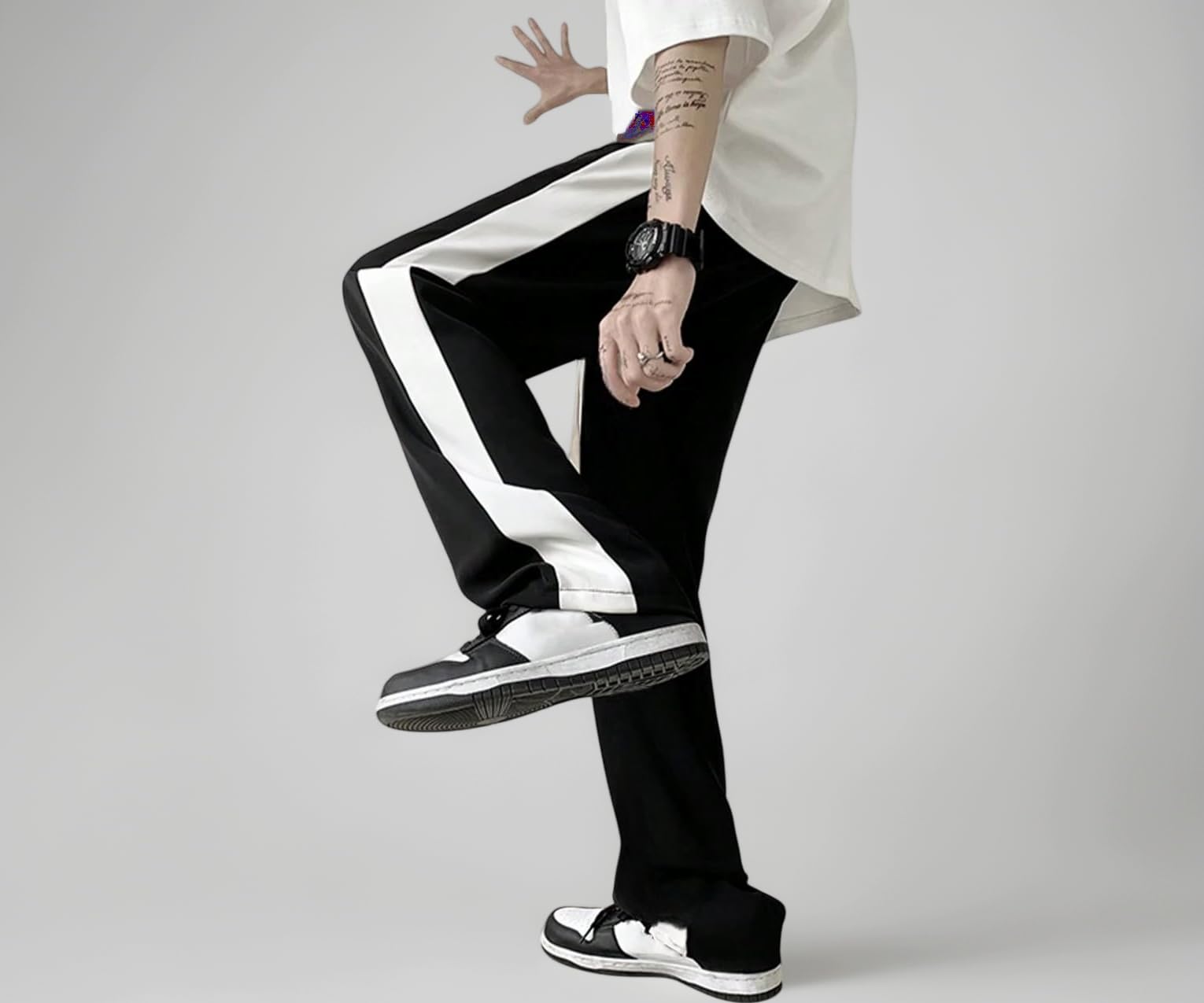 Men's/Unisex || Open Bottom || Stretchable || Drawstring Bottom Drawstring Pure Cotton Stretchable Baggy Jogger Pants