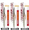 Zebra Pen Sarasa Grand, Retractable Gel Ink Pen, Gold Barrel, Medium Point, 0.7mm, Black Ink, Sold as 3 Pack