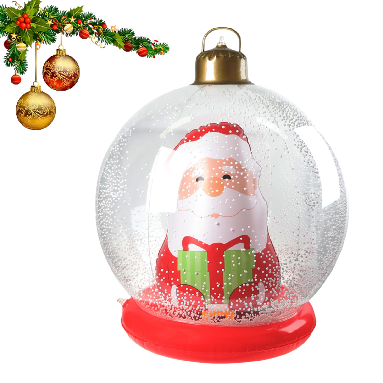 Décoration de jardin de Noël géante en PVC haute résistance