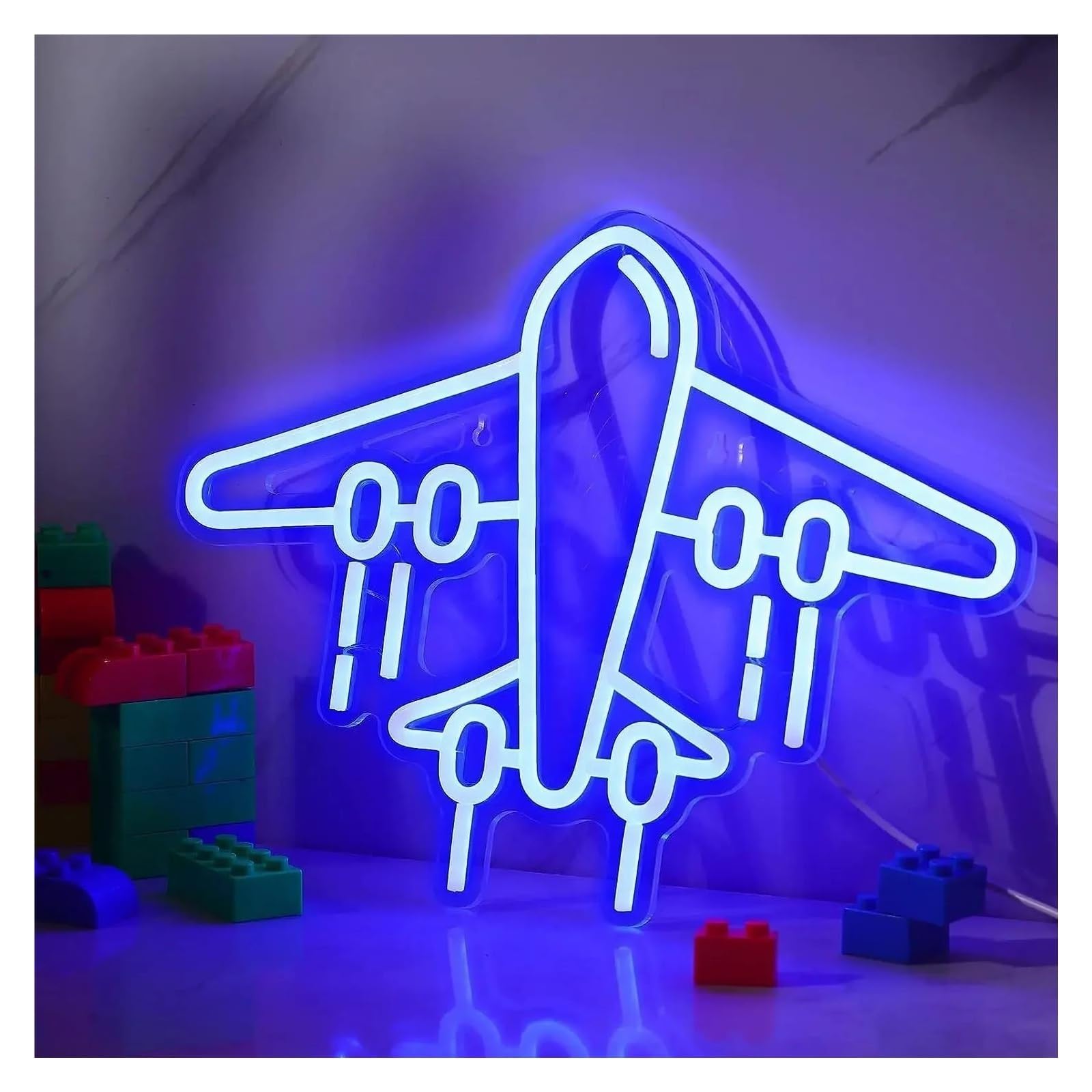 Insegna al neon Aereo per insegna al per neon per alimentazione per 29cm×38cm
