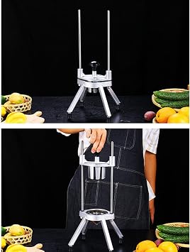 Pongnas Fruit Lemon Vegetable Lime Cutter Blade 8 Section, Stainless Steel Detachable Cutter Divider for Home (8 Section)