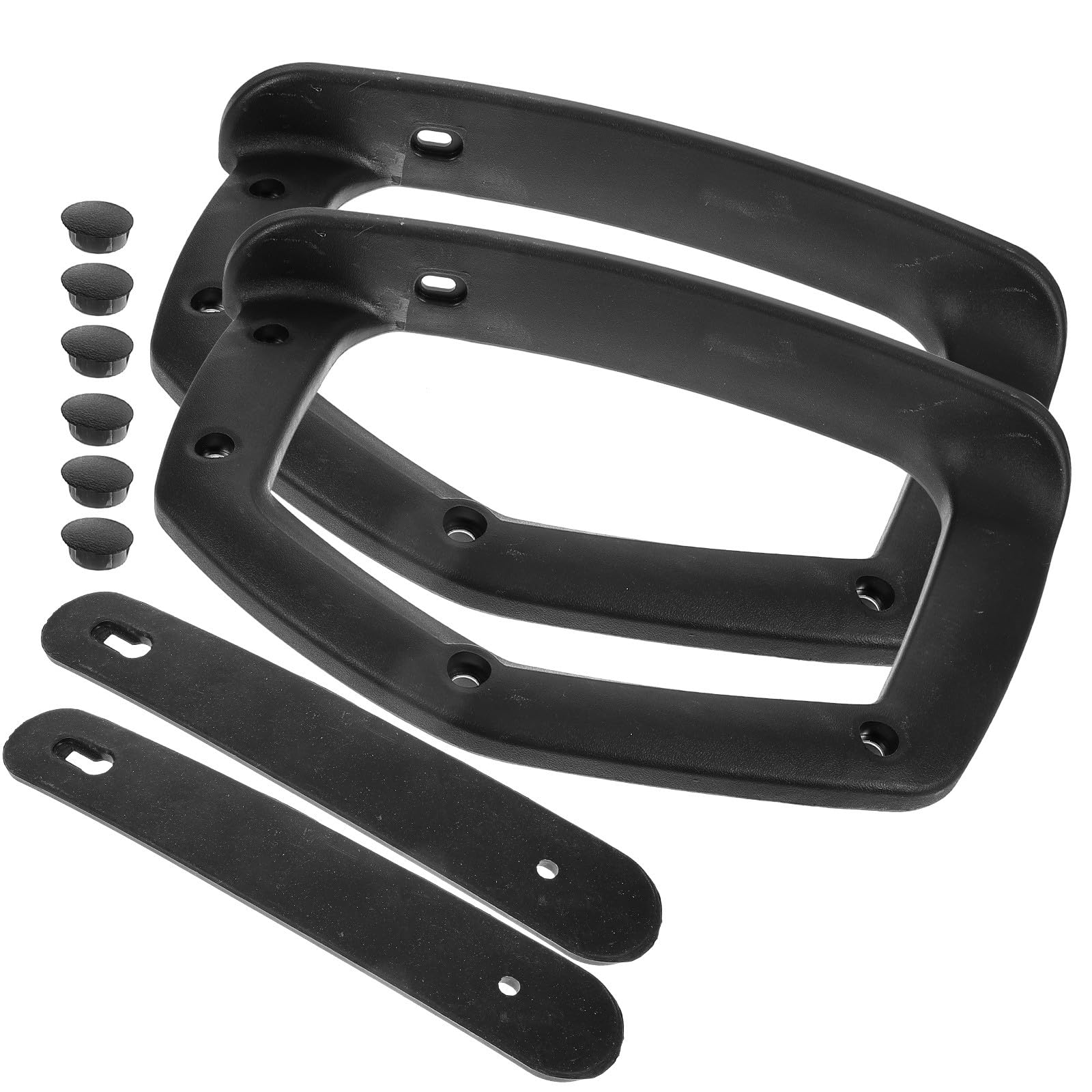 Beavorty Braccioli Parti di Ricambio in Plastica Pp Pezzi 2 Resistenti Presa Salda per Poltrona da Ufficio e Gaming per Sedie Girevoli e Comfort Quotidiano
