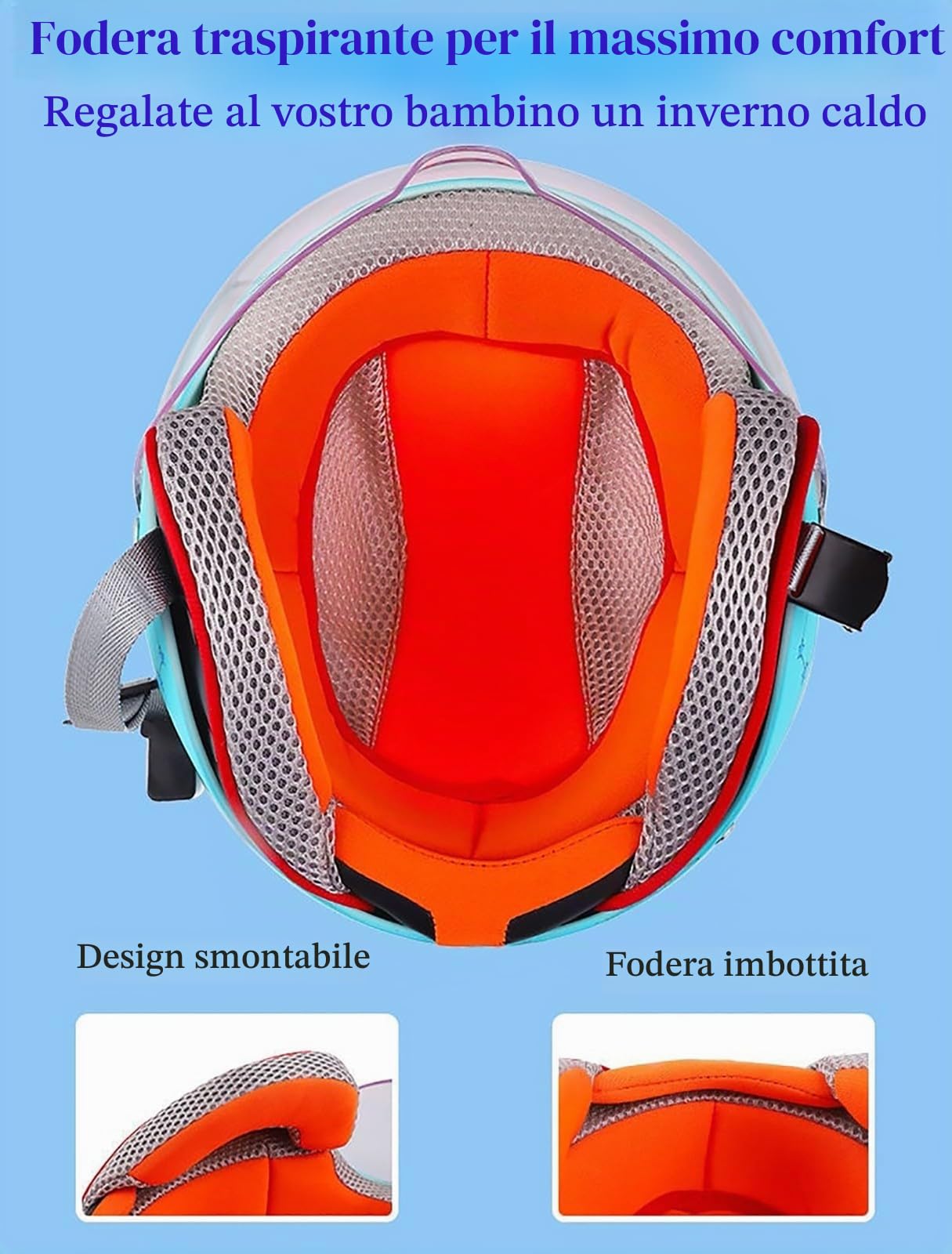 Casco Da Moto Retrò Per Bambini, Omologato ECE, Vintage, Aperto, Per Scooter Elettrico, Go-Kart, Moto Da Cross, ATV, Casco Da Bicicletta Per Bambini Dai 2 Ai 14 Anni A,49-55cm
