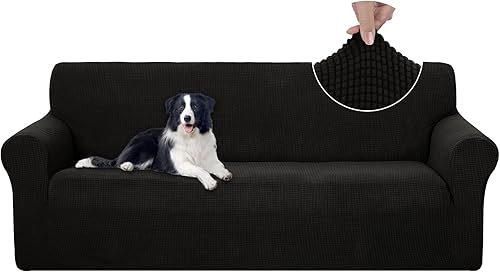 Miniatura 120 de U-NICE HOME Funda elástica para sofá de 2 plazas, funda protectora de muebles para sofá de 2 plazas, apta para mascotas (sofá biplaza, beige)