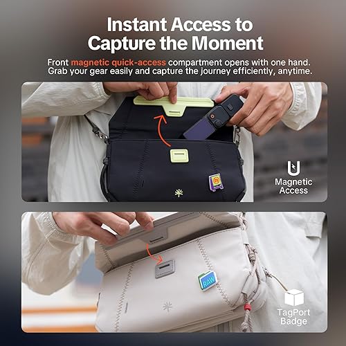 Miniatura 3 de PGYTECH OneGo - Bolsa de bolsillo para DJI Osmo Pocket 3, funda de transporte portátil a prueba de salpicaduras con correa desmontable, 2L, bolsa de