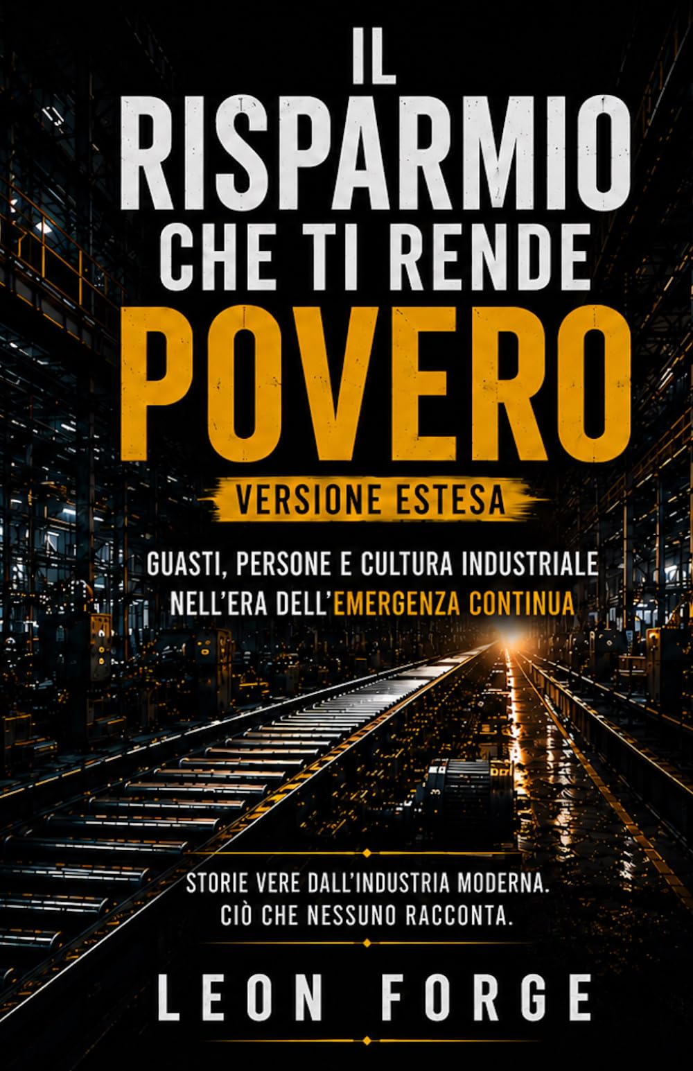 IL RISPARMIO CHE TI RENDE POVERO: Guasti, persone e cultura industriale nell’era dell’emergenza continua.