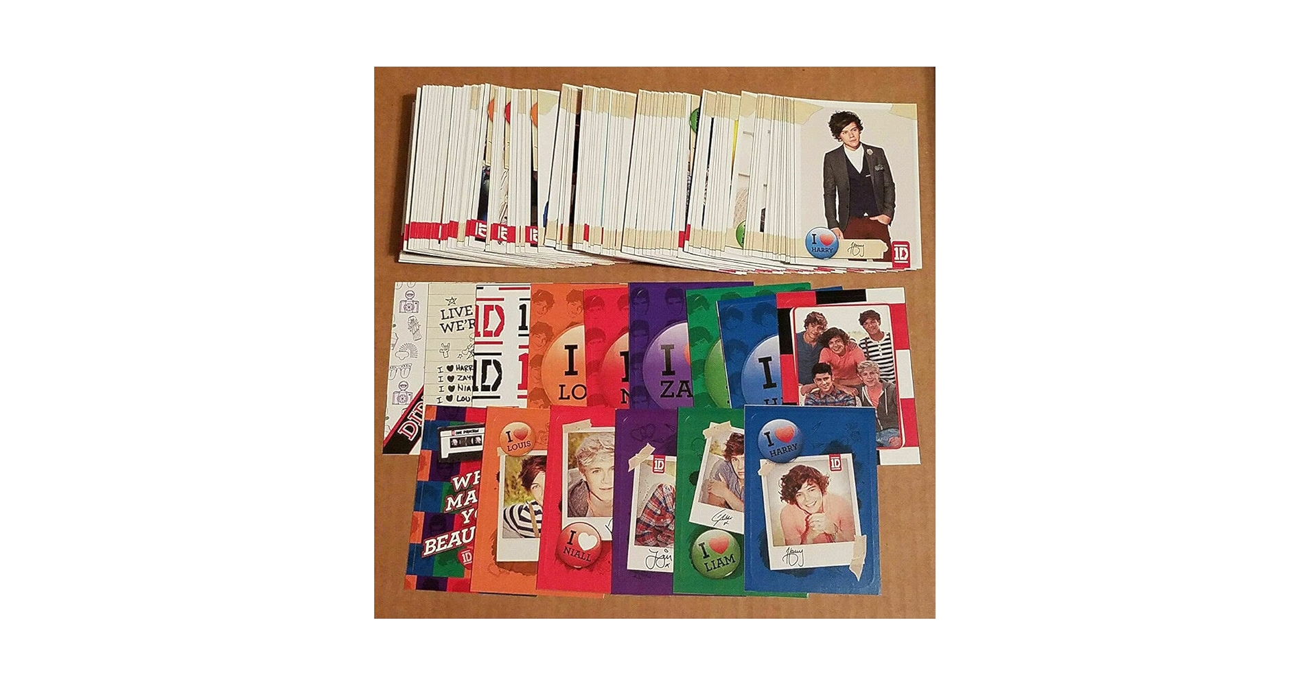 ワンダイレクション　コレクション Amazon.com: ONE DIRECTION 1D Panini 2013 Complete Set 1-100