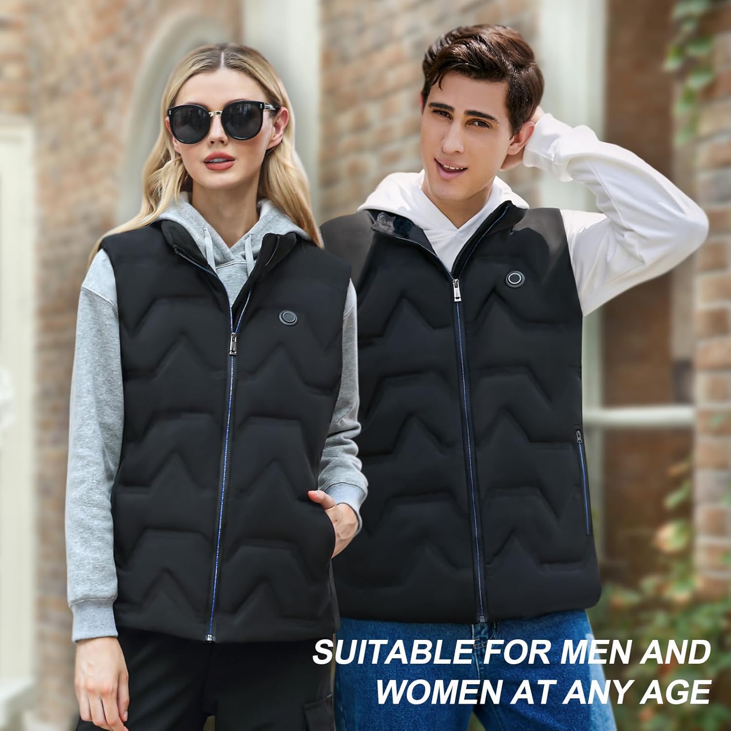 Vofuoti Heated Vest Men Women with Battery Pack Included, Lightweight USB Rechargeable Electric Heating Vest - Image 6