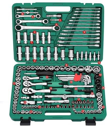 Miniatura 1 de ORDALI Herramienta de reparación de vehículos herramienta de reparación de automóviles llave de torsión de trinquete juego de llaves de