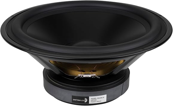 Dayton Audio DSA315-8 12" Designer Series Aluminum Cone Woofer