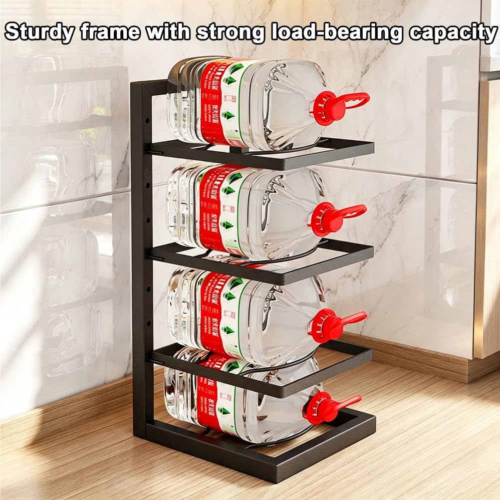Organizzatore per pentole e padelle a 8 Livelli per sotto Mobile | Scaffale da Cucina per Stoviglie con Piani Rimovibili, Organizzatore per Mobili da Cucina Adatto ad Articoli di Cottura